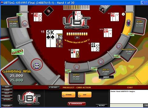 Elimination blackjack